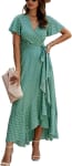 Product image of Ecowish Women’s Bohemian Wrap Maxi Dress