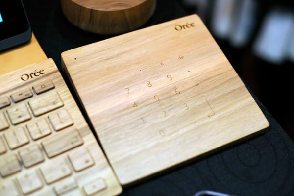 Orée Touch Slab wooden trackpad