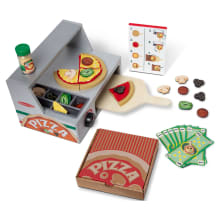 Product image of Melissa & Doug Top & Bake Wooden Pizza Counter Play Set
