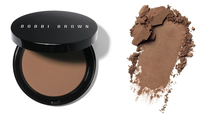 The Bobbi Brown Cosmetics Bronzing Powder in Deep.