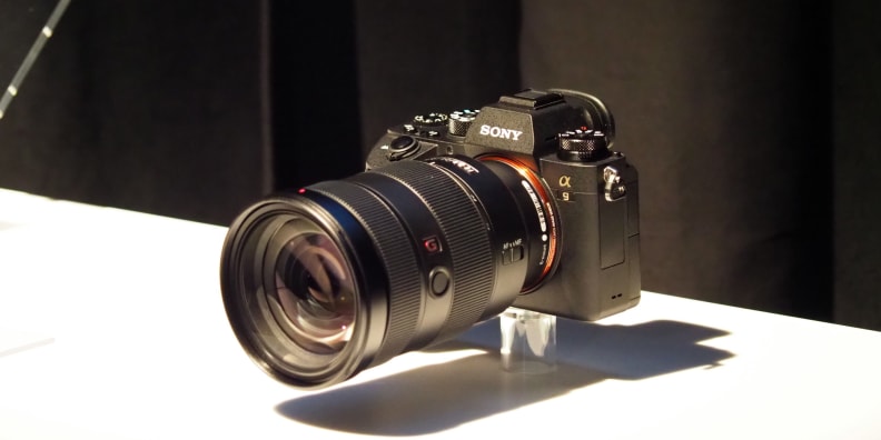The A9 is much smaller than comparable cameras from Nikon and Canon, with very few tradeoffs to get there.