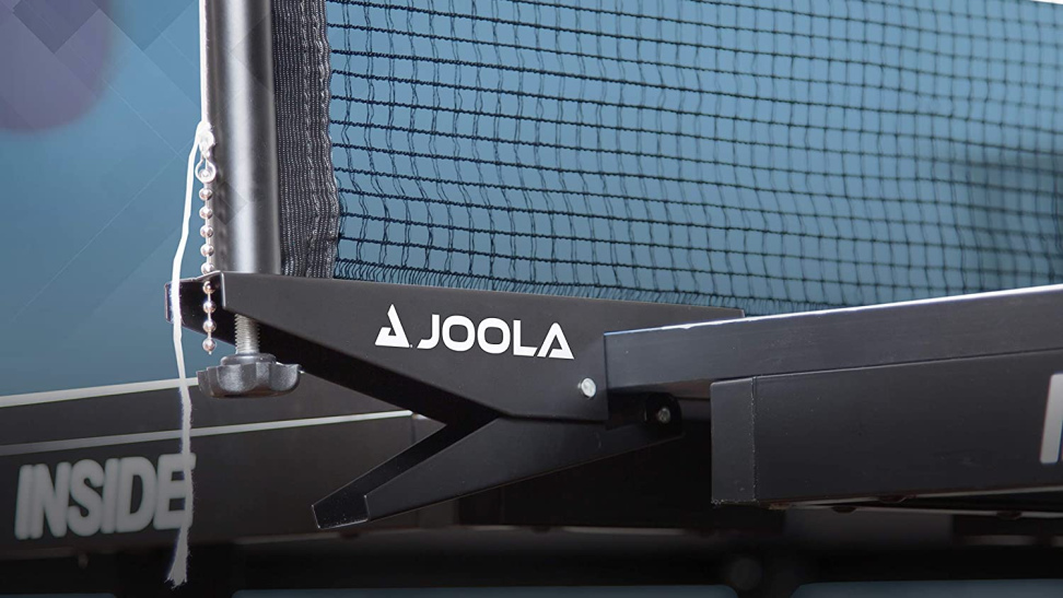 Close-up of a Joola Ping-Pong table.