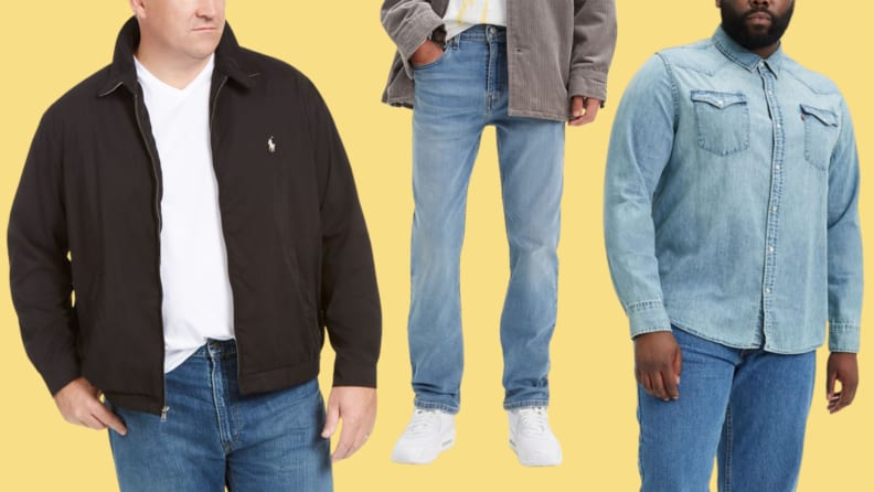 Places to find men's big and tall clothing: Frank and Oak, and