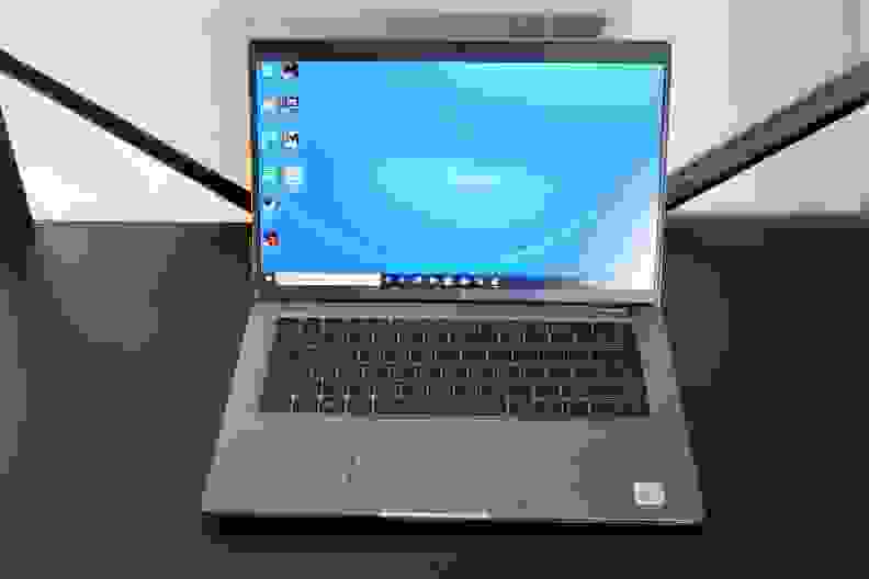 A photo of the Dell Latitude 5420 open