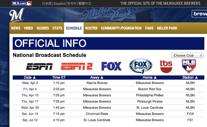 MLB Network TV Schedule  MLBcom