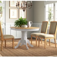 Product image of Laurel Foundry Modern Farmhouse Kaneshiro Extendable Solid Wood Dining Table