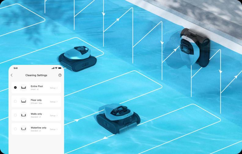 Gone are the days of struggling with pool cleaners don't fully suck up all the gunk that can collect in your pool. The Z1 Pro can rid your pool of everything from hair to the finest gravel particles.