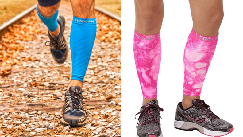 These compression sleeves will help circulate blood flow.