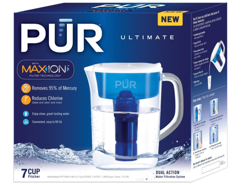A Pur brand water filtration system