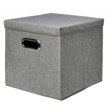 Product image of Foldable Burlap Cloth Cube Storage Bin