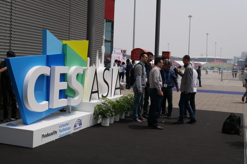 CES Asia 2016 sign