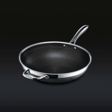 Product image of HexClad 12-Inch Hybrid Stainless Nonstick Wok