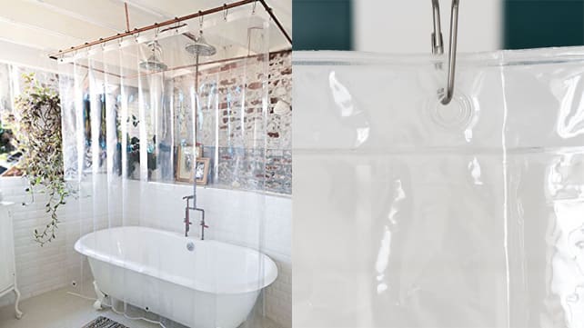 LiBa Mildew Resistant Shower Curtain Liner