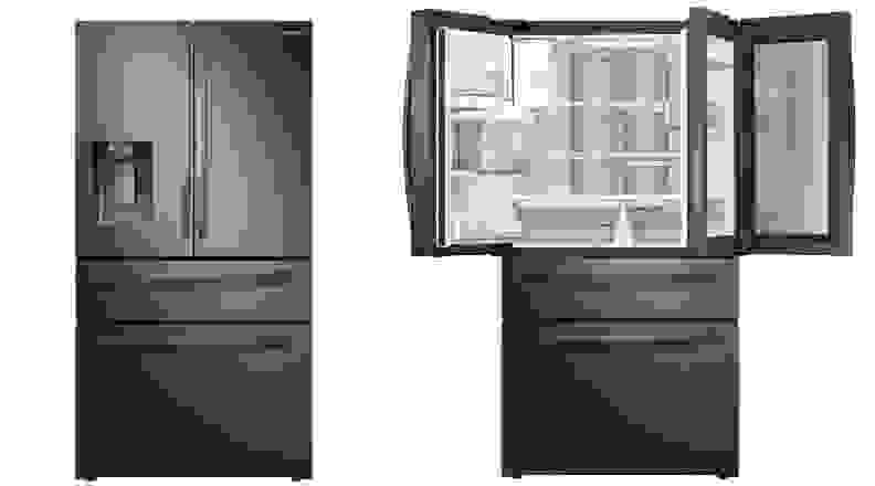 Samsung RF28R7351SG closed and open