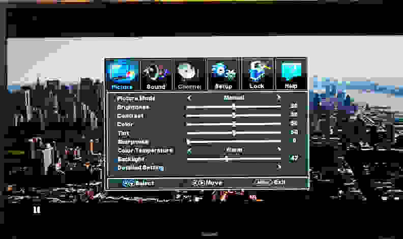 Sanyo FVD40P4 menu software