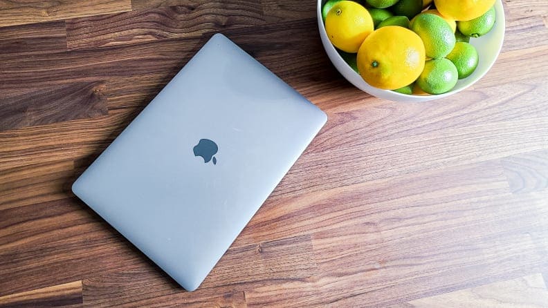 MacBook Air with Apple M1 chip on a desk