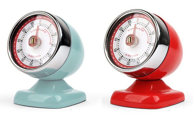 Kikkerland Vintage Streamline Kitchen Timer