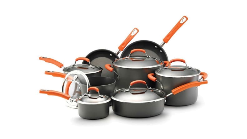 Rachael Ray 14-Piece Set Hard Anodized Cookware Set review - Reviewed