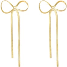 Product image of Lokliffai 925 Sterling Silver Bow Drop Dangle Earrings