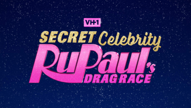 The promotional art of RuPaul's Secret Celebrity Drag Race.