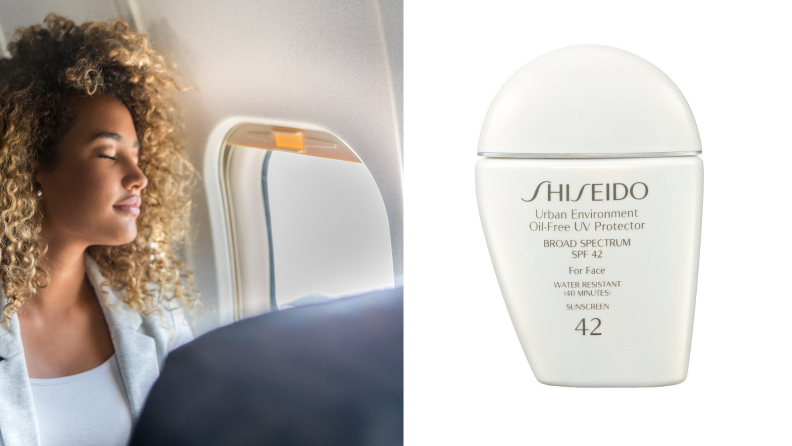 SHISEIDO sunscreen can protect your skin from sun damage while traveling