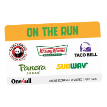 Product image of Happy 50 Multi-Brand Choice Cards on the Run eGift Card