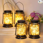Product image of NEEMO 4-Pack Solar Mason Jar Lights
