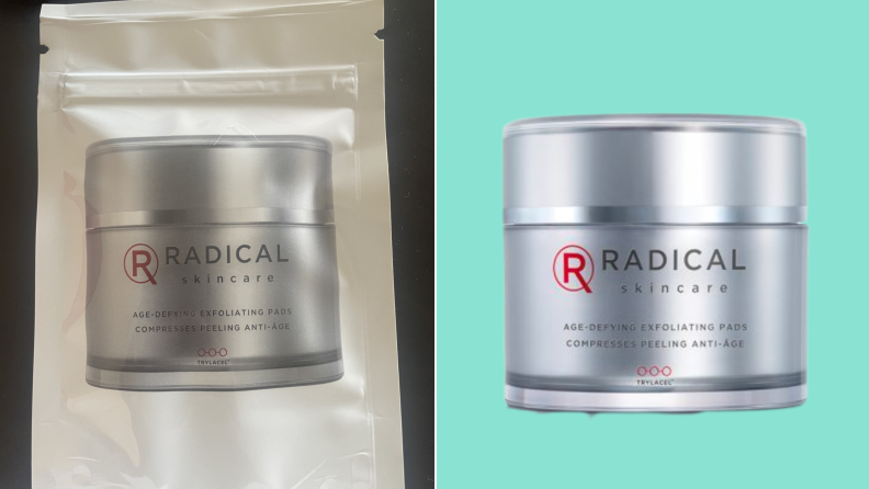 radical skincare jar