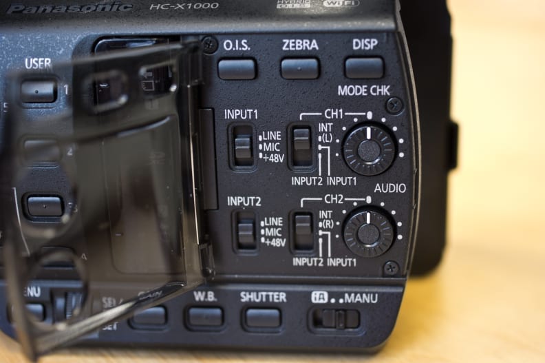 The X1000 features dual XLR inputs with independent controls for each line.