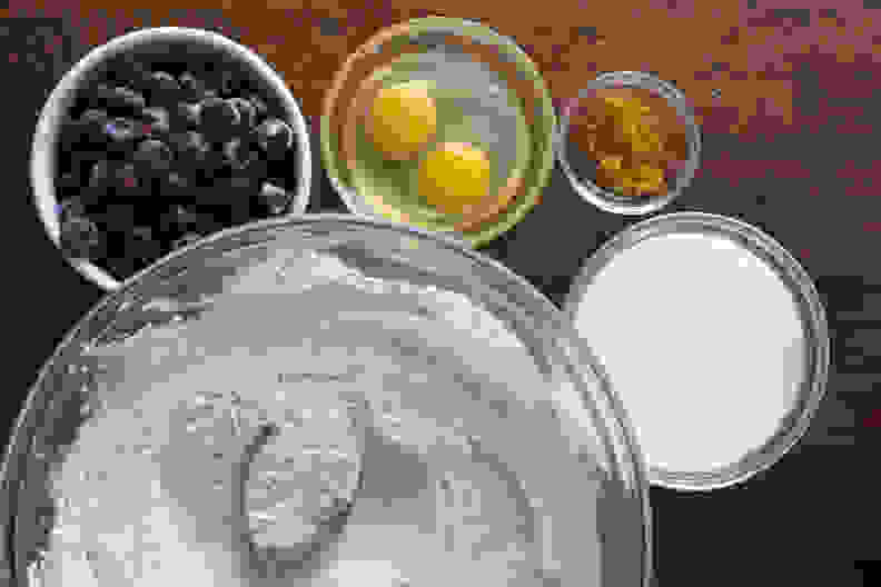 bowls of baking ingredients