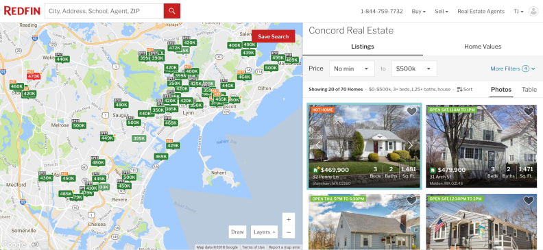 Redfin is my favorite site for comparing listings and keeping track of homes I've found while house hunting.