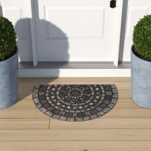 Product image of Lark Manor Andricka Non-Slip Geometric Outdoor Doormat