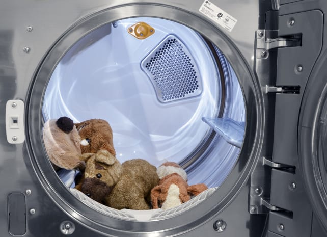 Stuffed Animals in LG DLEX5000V Dryer