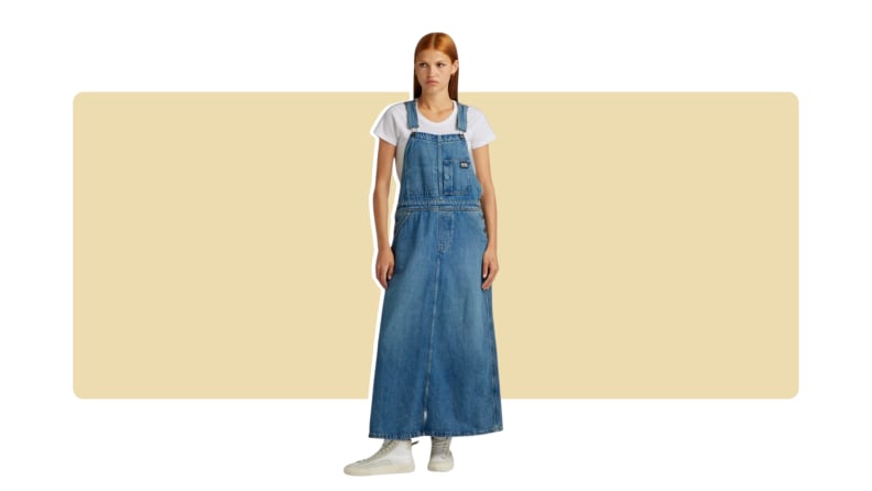 Denim maxi skirt trend: Shop Good American, Moschino, Madewell, and more -  Reviewed
