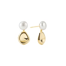Product image of Pearl Sculptural Drop Earrings