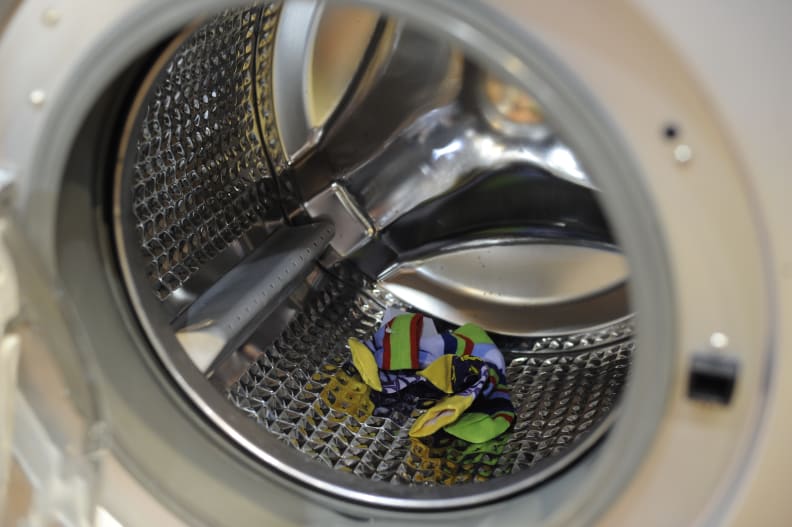 The 3.8-cu.-ft. capacity is smaller than many other premium front load washers.