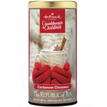 Hallmark通道倒计时到圣诞Cardamcenmon茶盒