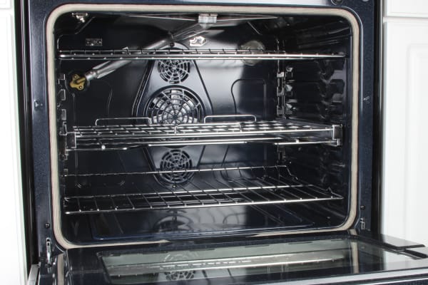 The Samsung NX58H9950WS's oven interior