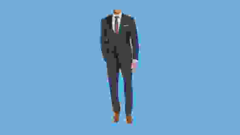 man in full suit with tie