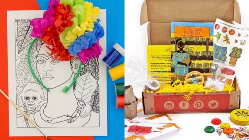 A children's STEM-friendly activity box.