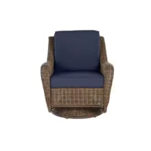 Product image of Hampton Bay Cambridge Brown Wicker Patio Rocking Chair
