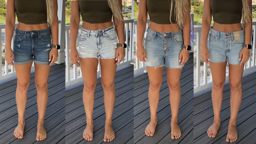 Trendy Jean Shorts Try On: Levi's 501, Garage, American Eagle