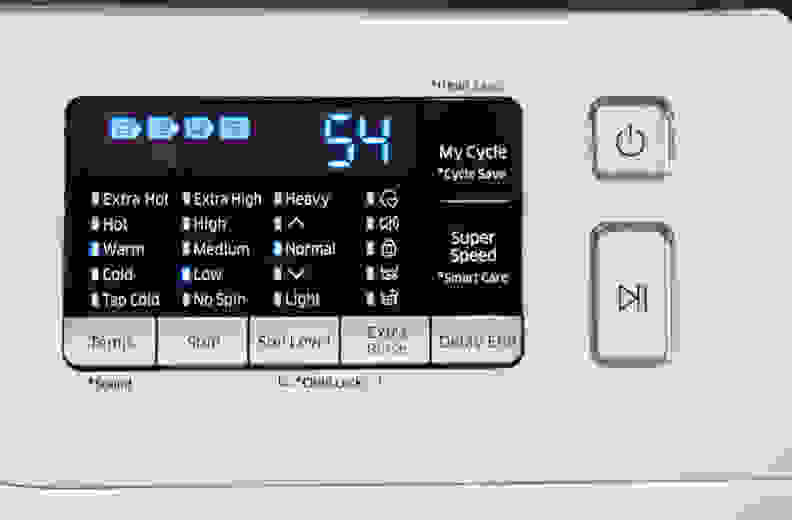 The Samsung compacts strive to have cycle times closer to full-sized units.