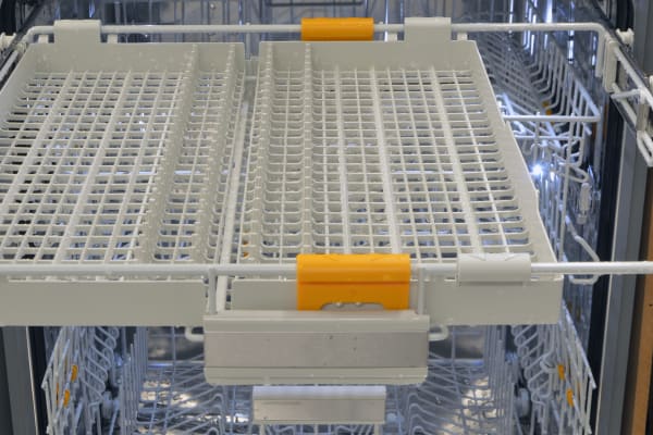 Sliding sections of the third rack out of the way