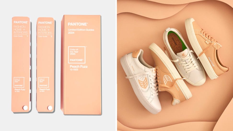 Cariuma x Pantone sneakers: Shop new Pantone Peach Fuzz shoes