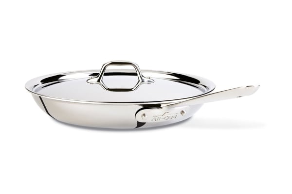 All-Clad 12-In Fry Pan with Lid / Stainless