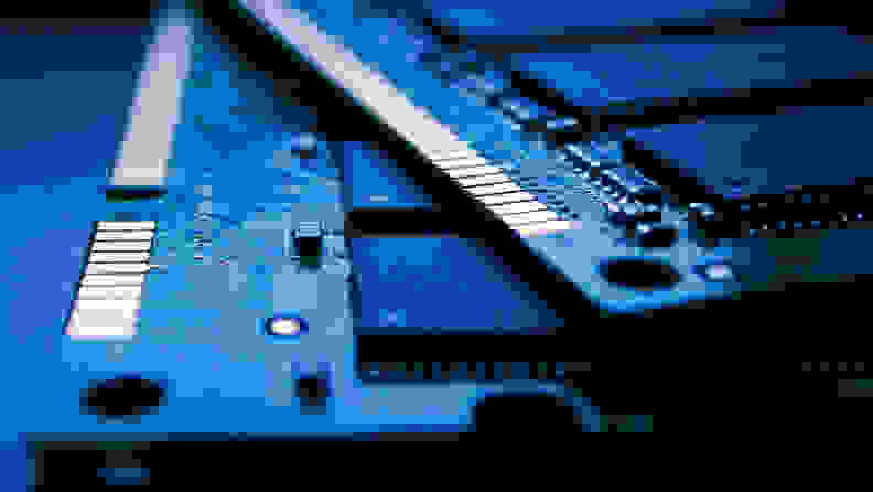 A closeup of a RAM kit