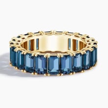 Product image of Brilliant Earth Eternity London Blue Topaz Cocktail Ring