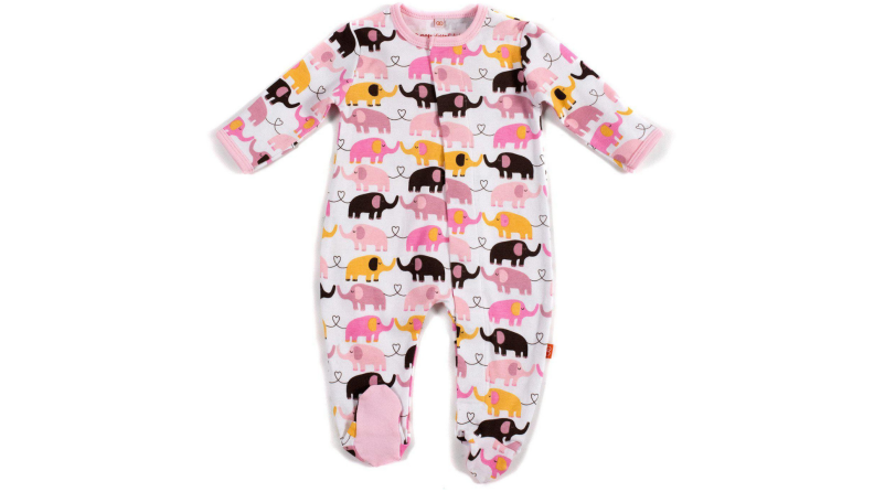 Magnetic closures make this onesie perfect for middle-of-the-night changes.