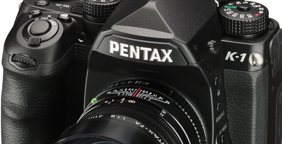 The Ricoh Pentax K-1 DSLR